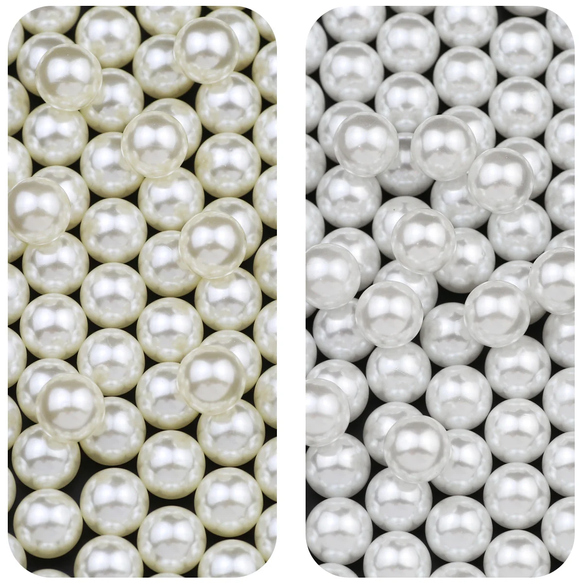 2 ~ 14mm Senza Foro Perle D'imazione K Set Scatola Rotonda Acrilica Perline Sparse Per Artware Decorazione Collana Bracciale Creazione di Gioielli FAI DA TE  36