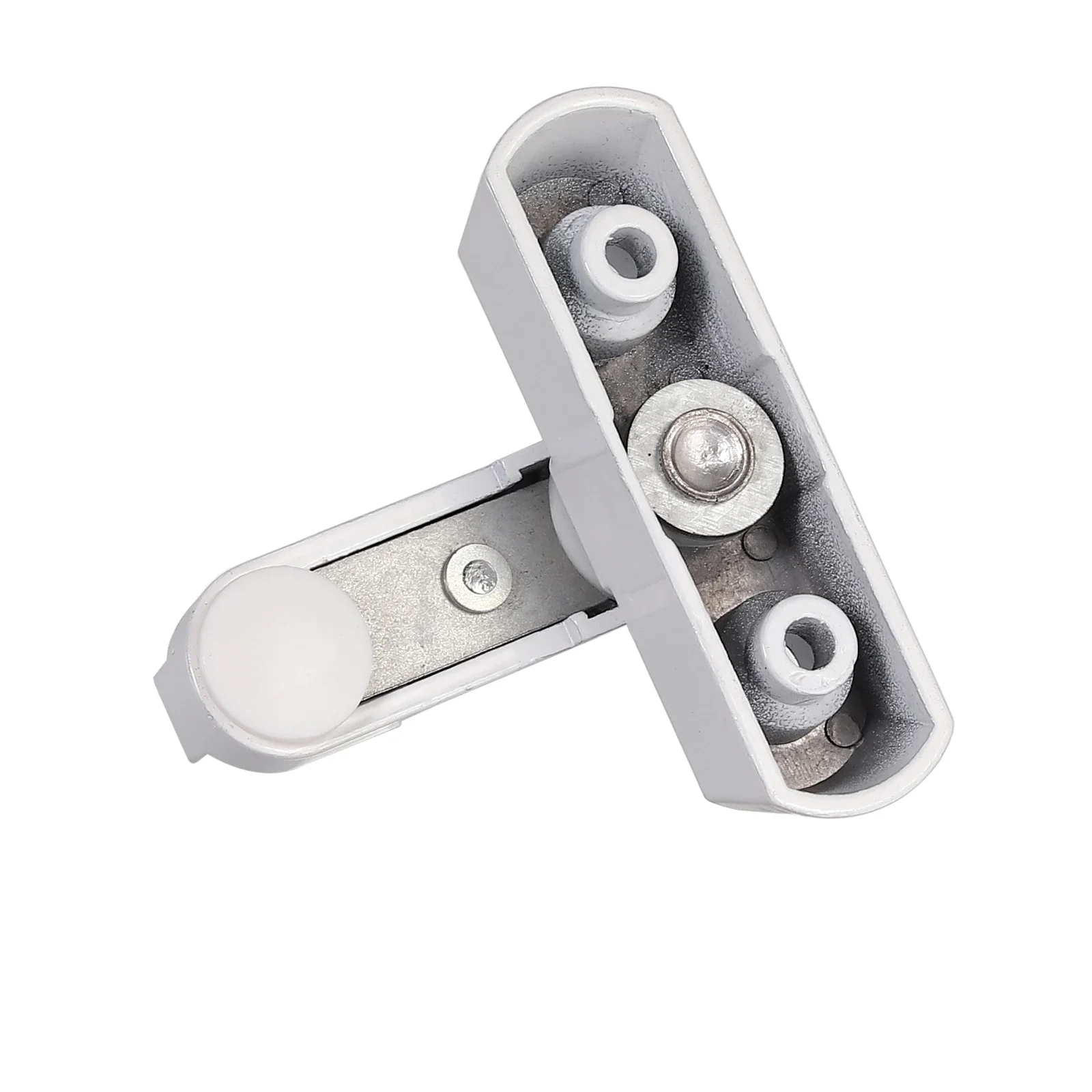 4 Pcs UPVC Door Window Restrictor Lock with Screws Security Window Sash Lock Latch with Key for Home Security Child Safe Protect