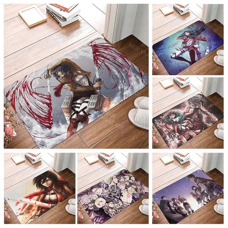 

Anti-slip Bath Mat Bathroom Small Rug Shower Mat Home Decor Door Mat Kitchen Bedroom Entrance Room Mats anime abstract cartoon