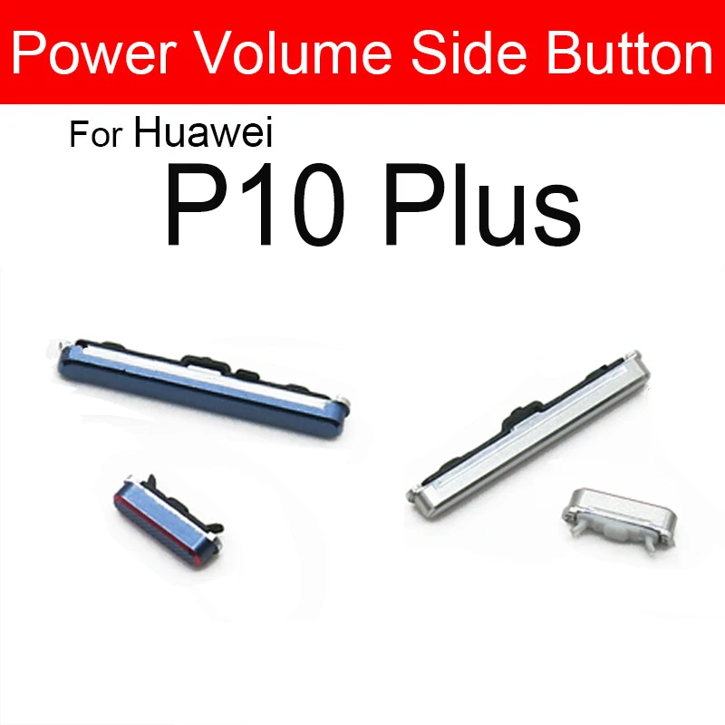 화웨이 P10 플러스 P10 P20 라이트 P20 프로용 볼륨+전원 사이드 버튼, 전원 볼륨 조절 스위치 사이드 키패드, 휴대폰 교체 부품
