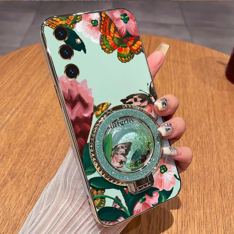 Vibrant Butterfly Plating Phone Case Cover