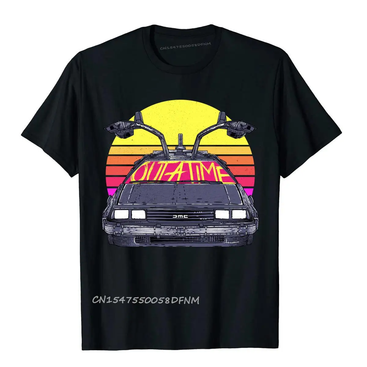 

Outatime In The 80s Casual Tops & Tees For Men 100% Premium Cotton Top T-Shirts Youthful Funny