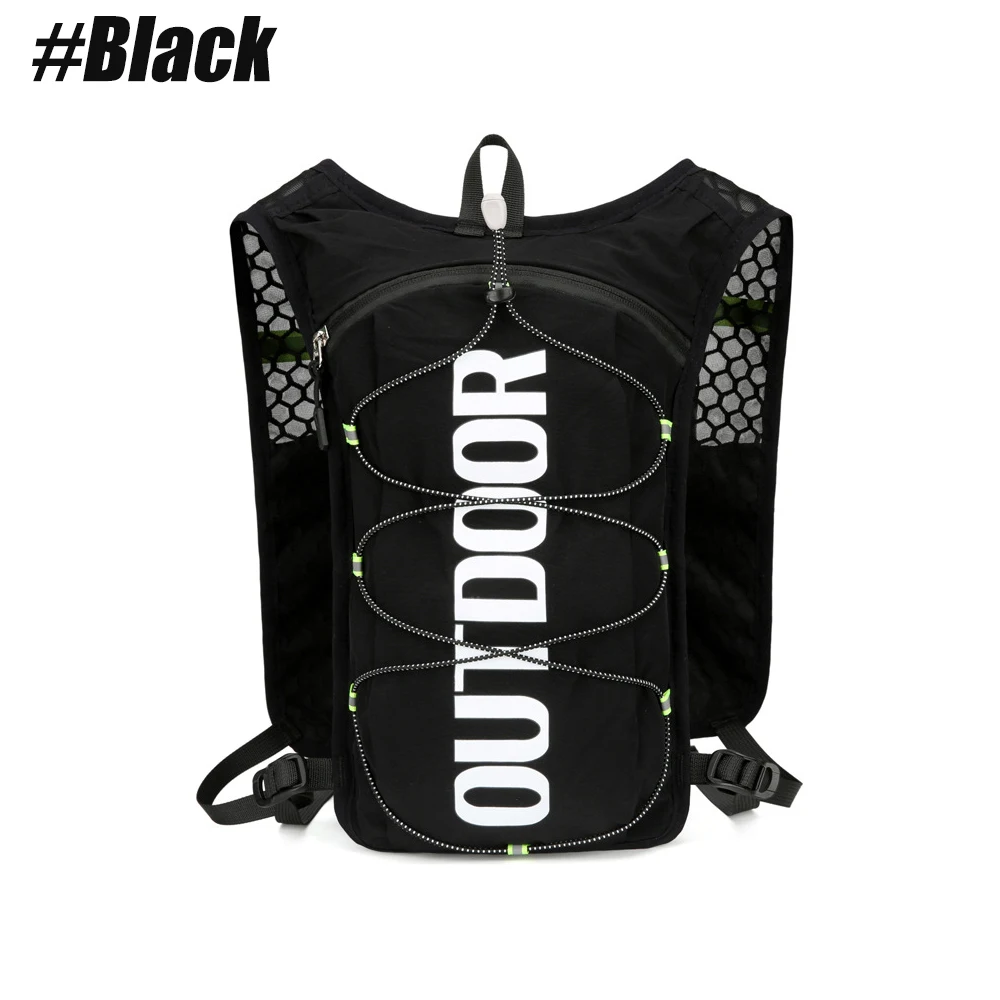 1 adet Koşu Hidrasyon Yeleği Sırt Çantası, Hafif Su Sırt Çantası, Kadınlar ve Erkekler için Yürüyüş ve Bisiklet için Hidrasyon Sırt Çantası Koşu Yeleği