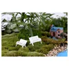 10pcs Garden Decor Dollhouse Ornament Scene Model Micro Landscapes Mini Bench Park Chair Figurines Miniature Stools Table 1:87 6