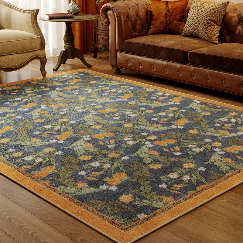 American Plush Largearea Nonslip Living Room Decorative Carpet Thick Fluffy Soft Bedroom Carpets Light Luxury Easy Care Home Rug 3