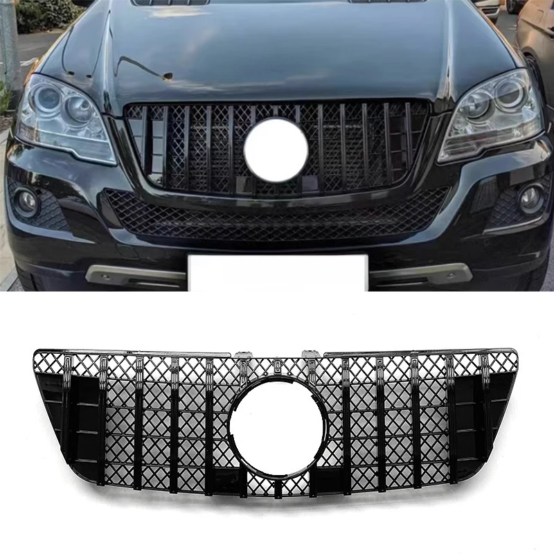 

Front Bumper Grills Grille For Mercedes Benz ML Class W164 ML350 ML450 ML500 ML550 2009 2010 2011 2012 GT Style Grill