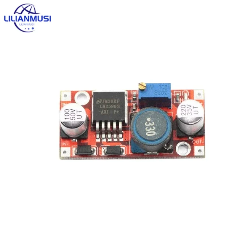 

DC-DC Step-Down Power Module LM2596 Upgrade Version 3A Adjustable with Reverse Connection Protection 5V 12V 24V Voltage Regulato