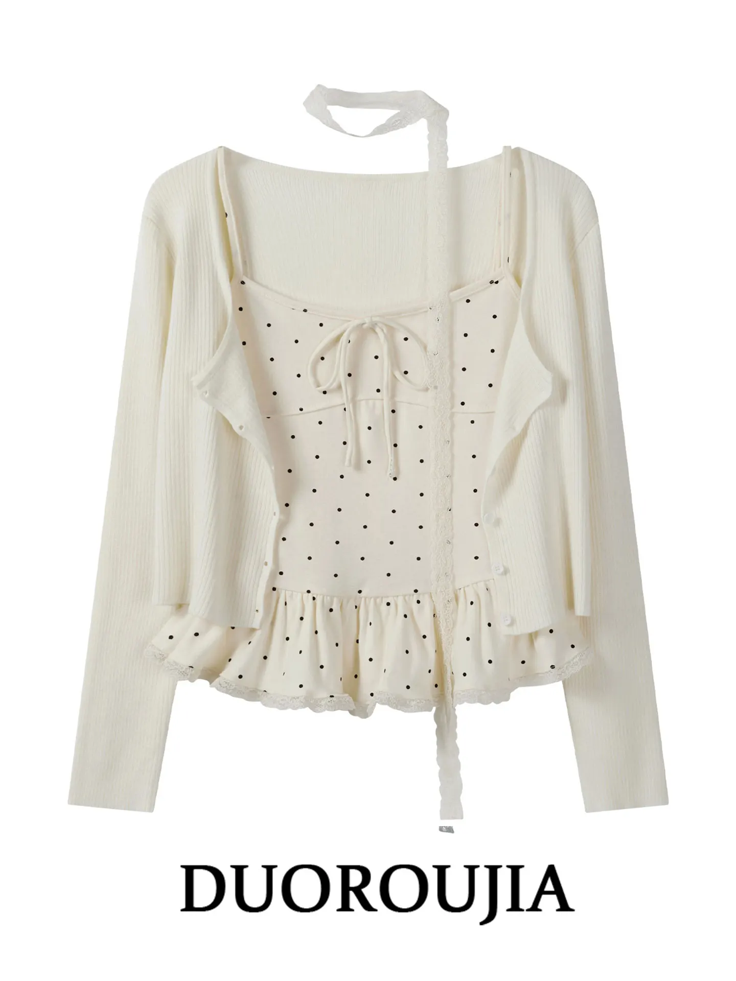 Apricot two-piece set