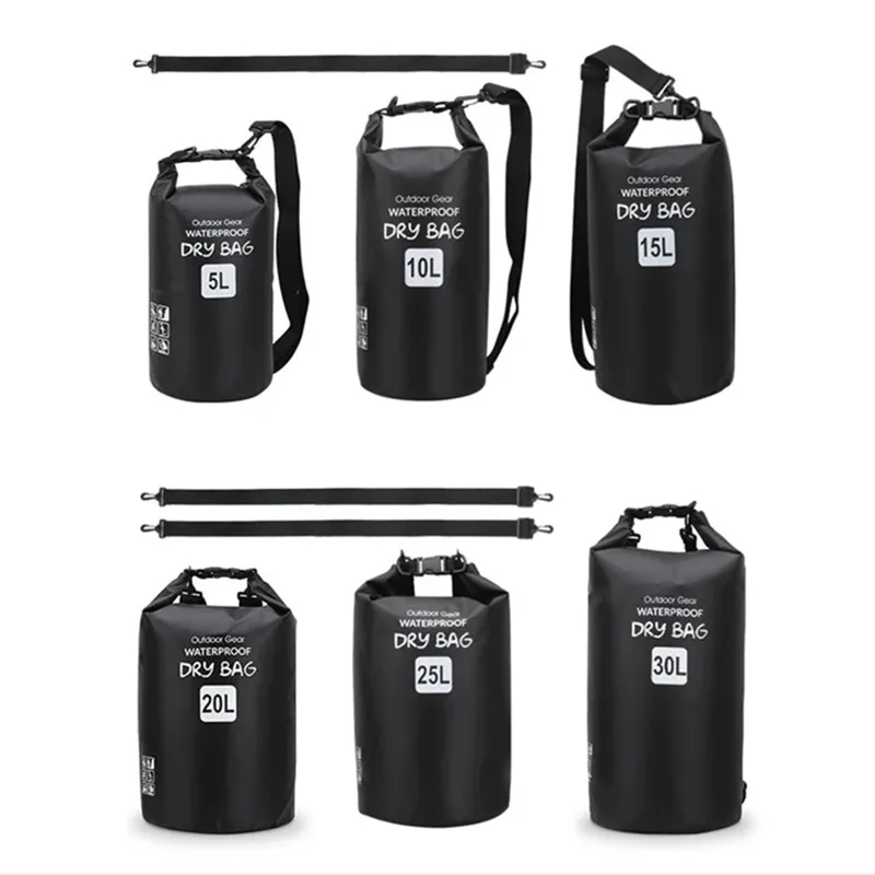 Waterproof Bag Gym Raft Rolltop Men's Dry 20l Pack Woman 30 Liter Pouch Outdoor Camping Beach Swimming Sports Trekking Backpack