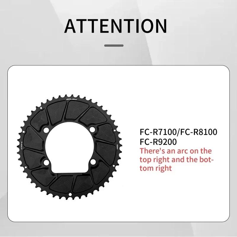 Chainwheel RIRO 110BCD Chainwheel for R7100 R8100 R9200 11S 12S Road Bike Chainring 50-34T 52-36T 53-39T 54-40T 110 BCD Chainring