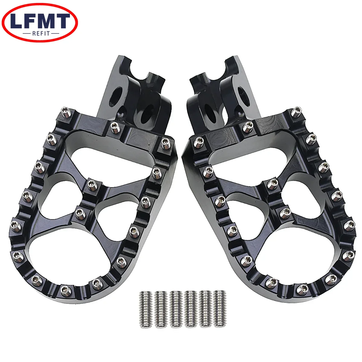 CNC Foot Pegs Rests Pedals for HONDA 450R 450X 250RX 450RX 250F 450L CR CRF 125R 150R 250R 250X MX Dirt Bike Motorcycle