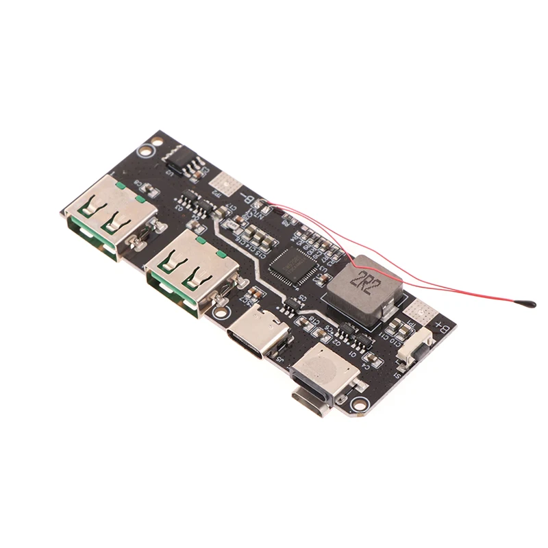 Power Bank QC4.0+PD3.0 LED Dual USB 22.5W Micro/Type-C USB Mobile Power Bank 18650 Charging Module Temperature / Circuit Protection