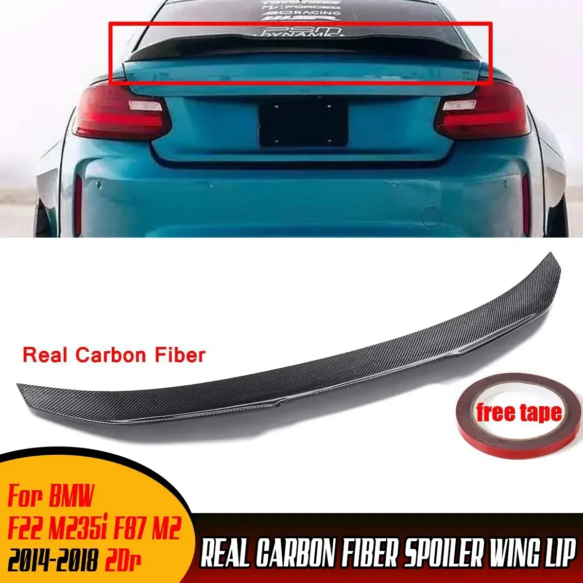 G22 M4 Psm Style Car Rear Spoiler Wing Lip Per Bmw Serie 4 G22 430I G82 M4 2021-2022 Car Rear Trunk Spoiler Lip Boot Body Kit