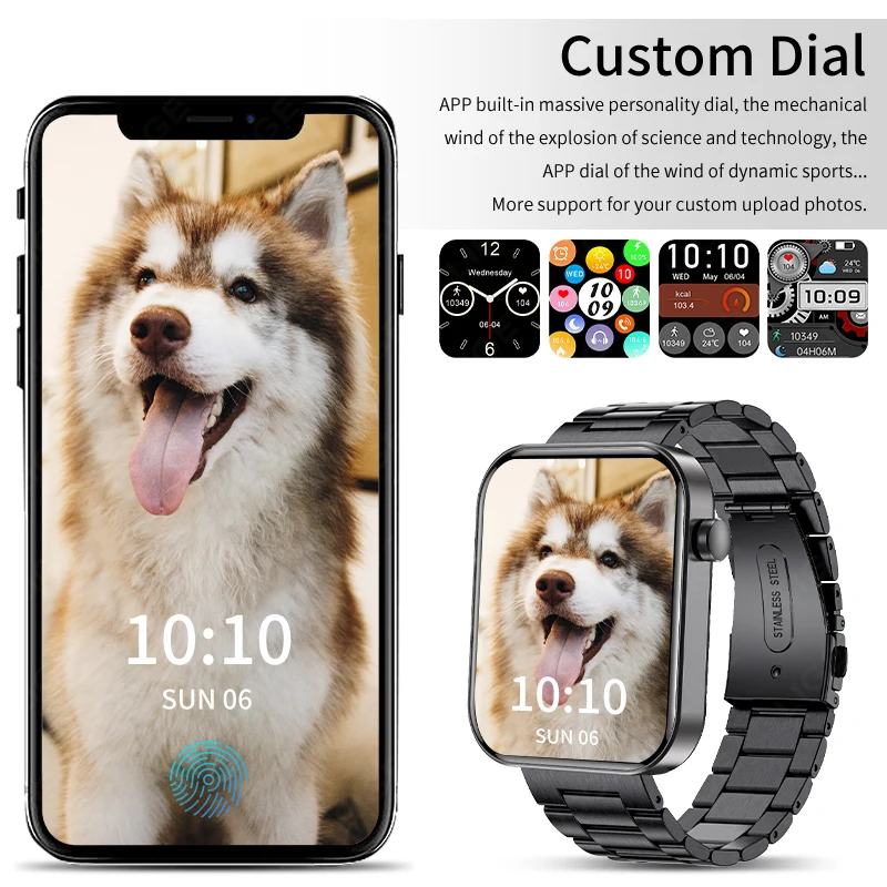 LIGE 1.96 ġ  ȭ Ʈ ð ǰ    ð   ð     Smartwatches