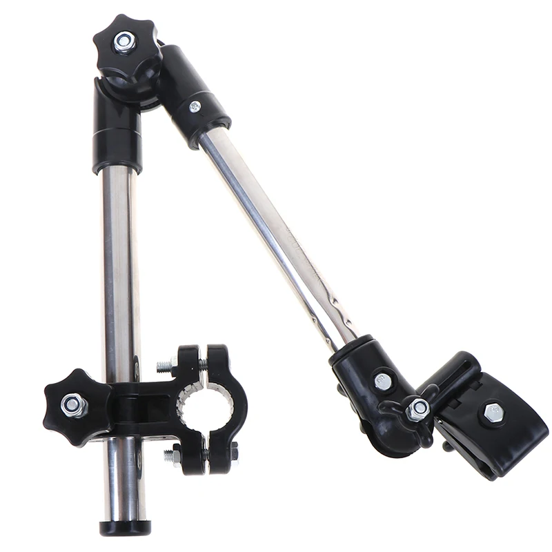 Umbrella Holder Clamp, 360u00b0 Adjustable Baby Stroller Umbrella Clamp