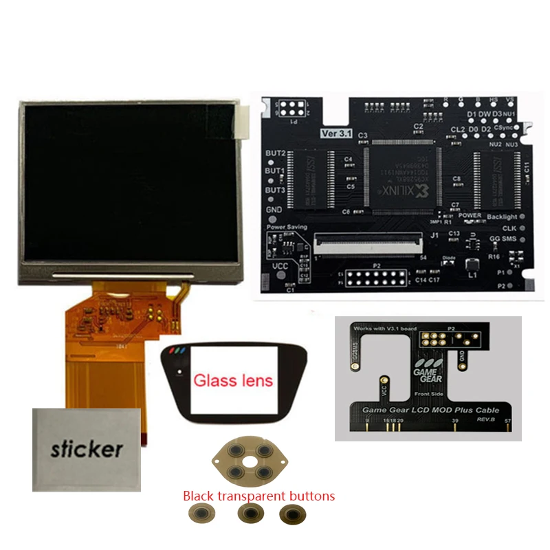 Sega Game Gear Lcd Mod Sega Game Gear Lcd Kit Sega Game Gear Screen