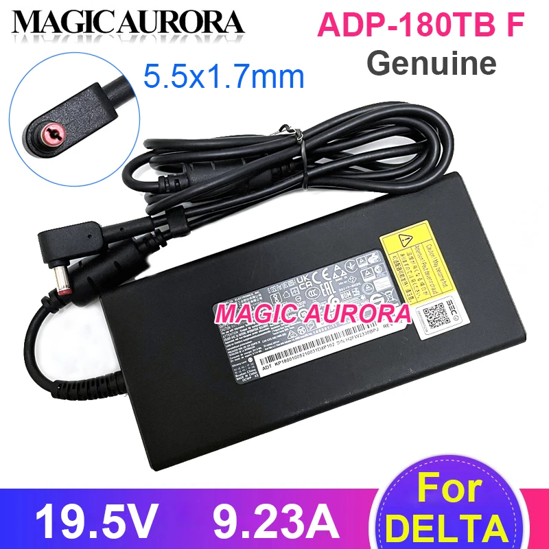 

DELTA ADP-180TB F For ACER NITRO 5 AN517-41 AN715-51 Laptop Adapter 19.5V 9.23A 180W Charger H2FW071043K 5.5x1.7mm Power Supply