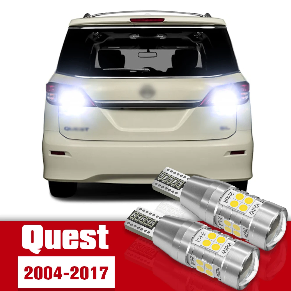 

2pcs Reverse Light Accessories LED Bulb Lamp For Nissan Quest 2004-2017 2005 2006 2008 2009 2010 2011 2012 2013 2014 2015 2016