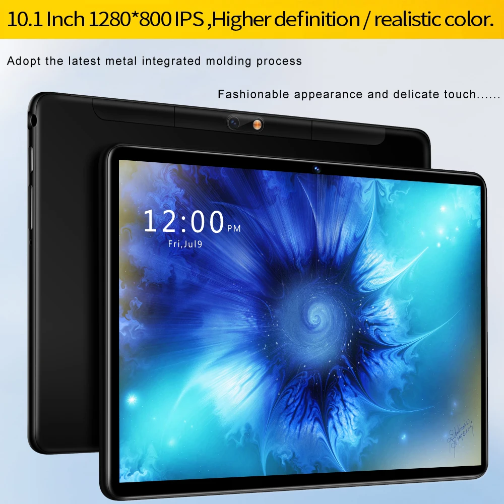 BDF 10.1'' Tablet PC Android 11 Support 4G/3G Dual SIM Card Tablets 4GB+64GB Bluetooth Wi-Fi Tablet Android Pc 5