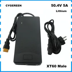 High - Power Lithium Battery Fast Charger with Fan and XT60 Connector, 50.4V 5A - UK (50.4V 3A)