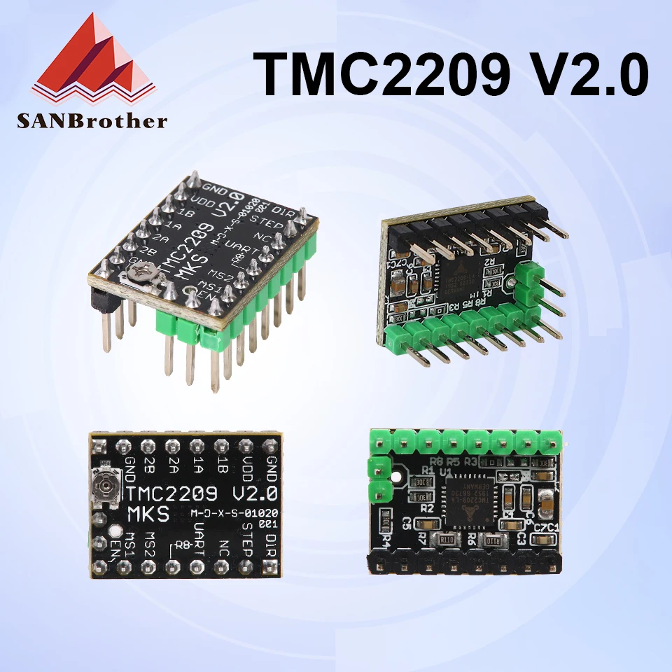 TMC2209 stepper motor driver controller TMC 2209 engine parts stepping driver control board 3d printer stepstick for Nema 17