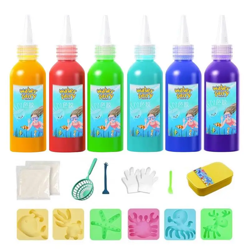 

Magic Paint Toy Aqua Fairy Toy Set For Kids Kids Craft Kit For Sea Creature Water Elf Kit Fun And Early Education Toys