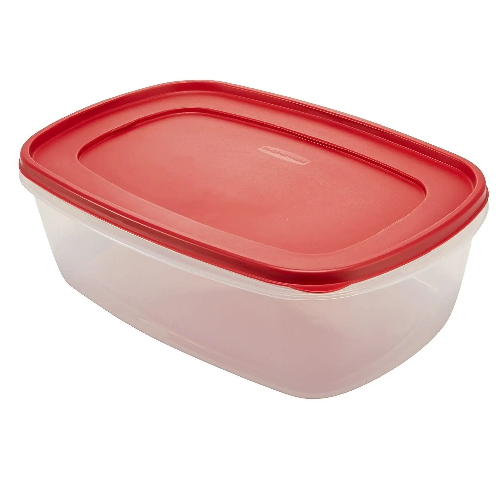 

Food Storage Container, Large with Red Lid, 2.5 Gallon organizer box