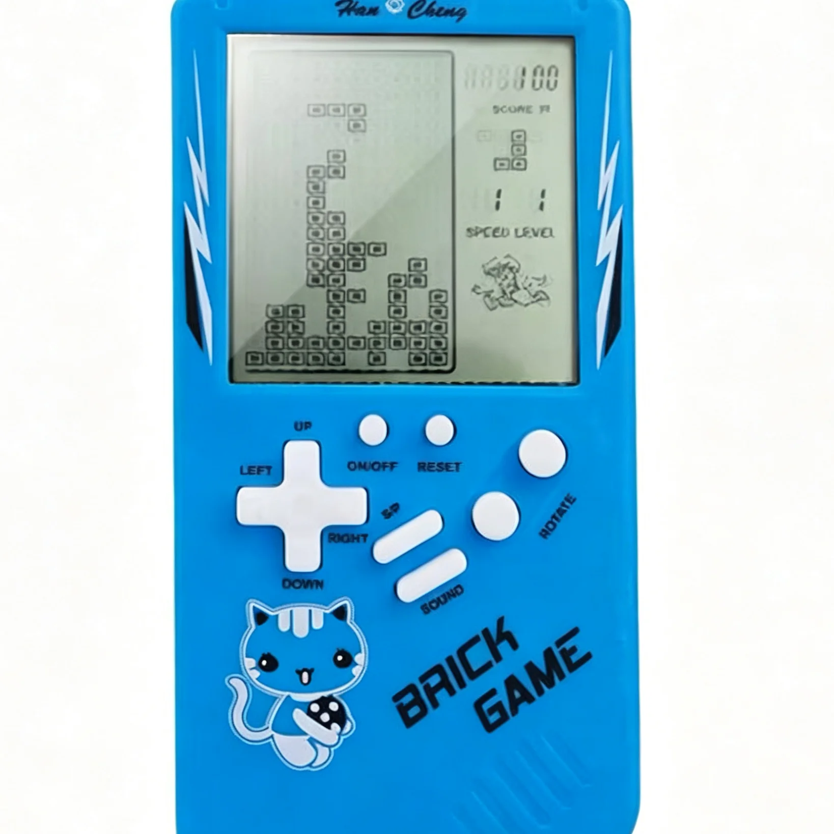 Console di Gioco Portatile Retrò Classica, Giocattolo Elettronico con Grande Schermo per Bambini - immagine 6