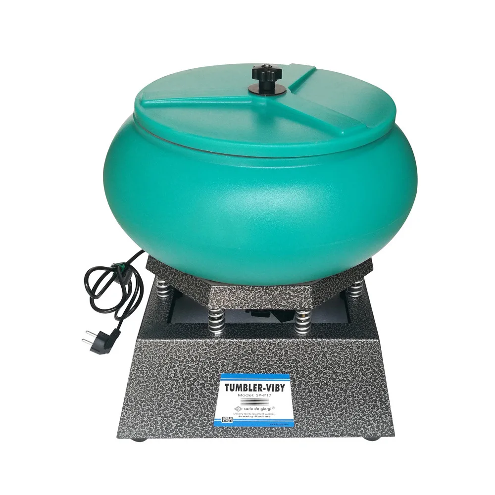 17Inch 350W Large Electric Vibrating Tumbler Vibratory Rock Rotary Bowl