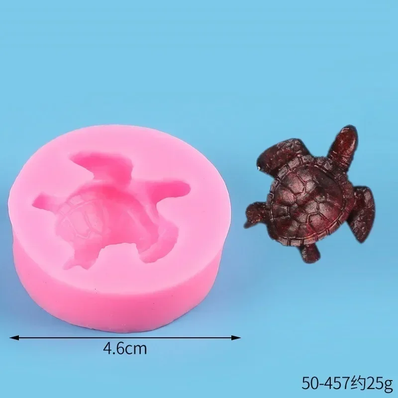 3D 거북이 비누 금형 실리콘 금형 DIY 양초 금형 실리카 젤 금형 주방 케이크 베이킹 장식 도구