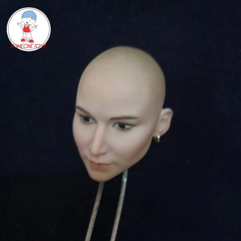 

TBLeague 1/6 Scale bald head Carving model Female no hair pale Head Sculpt for 12 Inches Phicen Action Figure doll