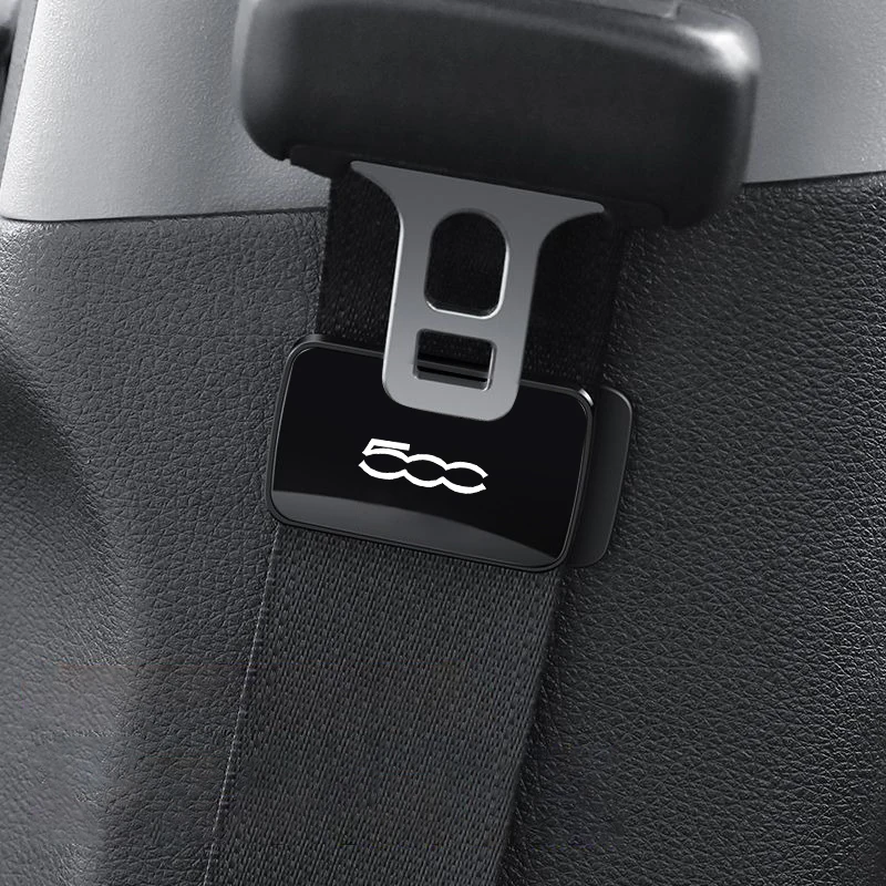 Magnetic Car Interior Supplies Seat Belt Holder Stabilizer Fiat 500 500C 2012 500X 500L Abarth 695 Stilo Accessories 1pc car seat belt accessory