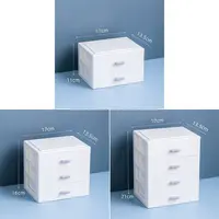 Multi-Layer Drawer Layered Storage Colorful Plastic Handle Box Dust-proof Drawer Style Cosmetics Storage Home Office 5
