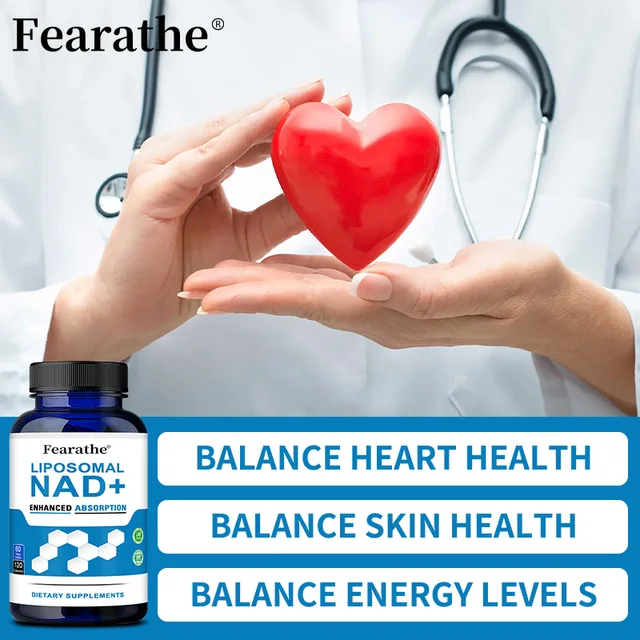 6460-2f8a5e.jpg VIVALIFER Liposomal NAD+ Supplement for Super Absorption, Anti-Aging, Energy and DNA Repair, Brain Function