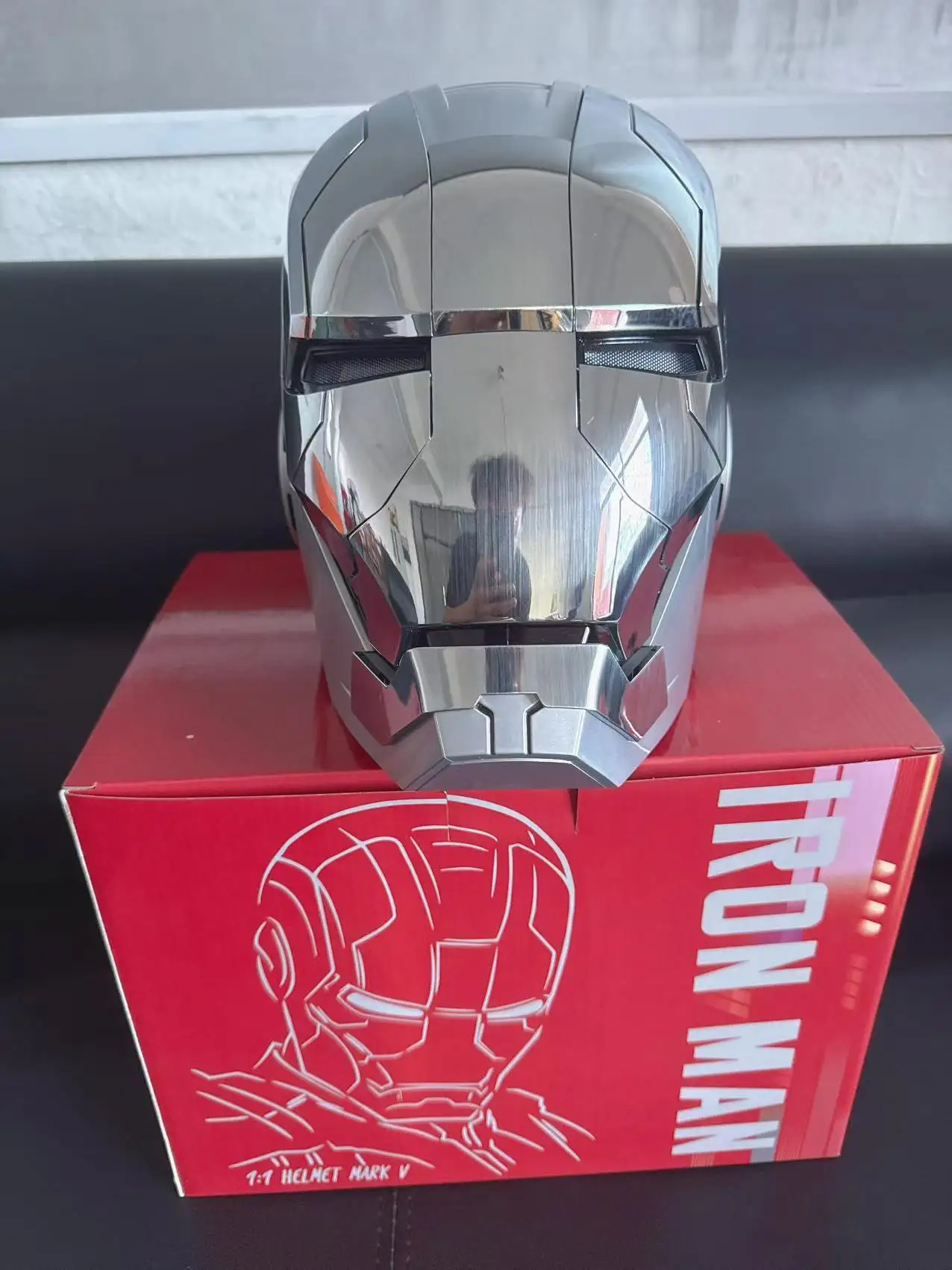 New War Machine Iron Man Helmet Mk5 Mk50 M17 Helmet Mask 1:1 Openable Voice Control Adult Cosplay Collection Ornament Gift