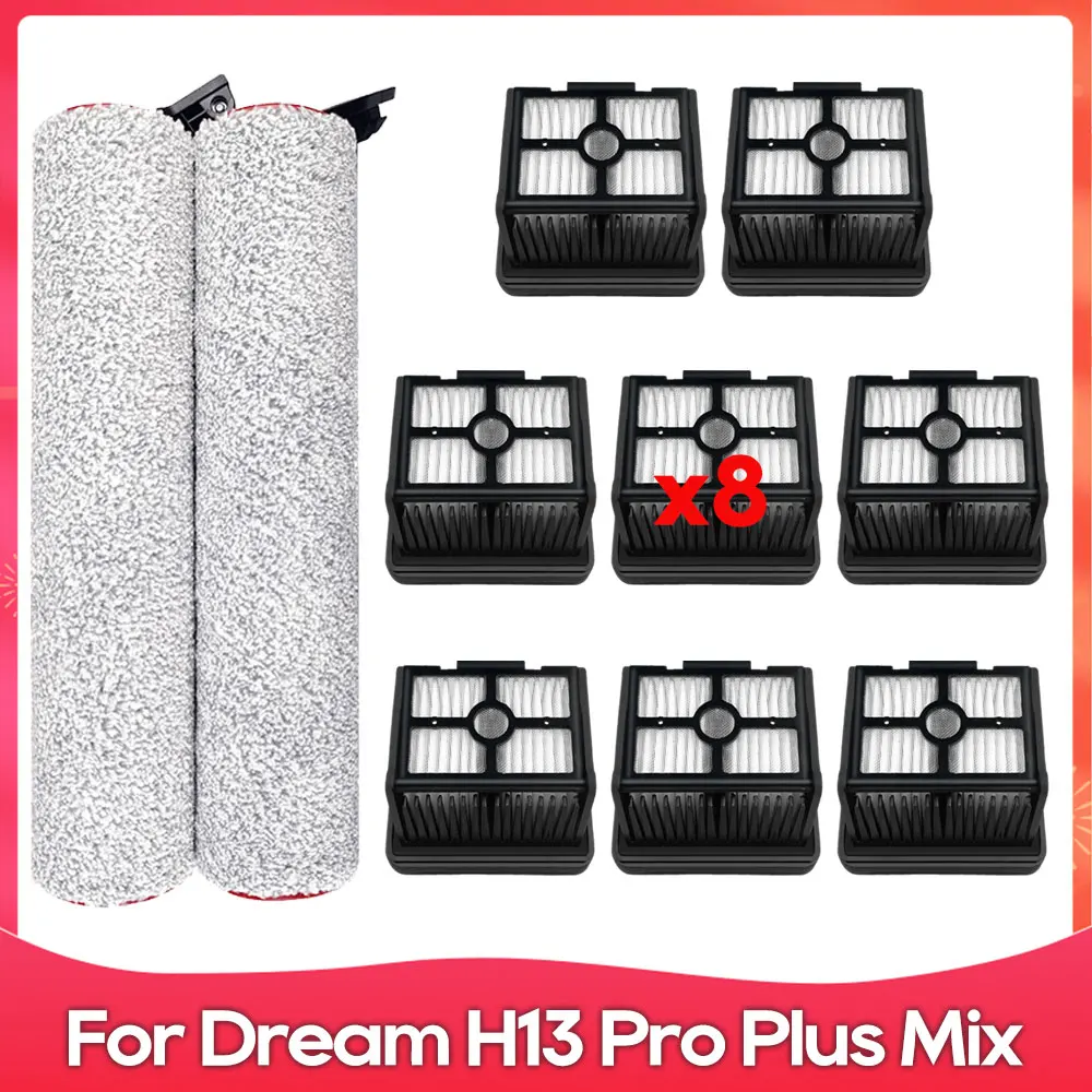 Fit For Dreame H13 Pro Plus Mix / M13 Brush Roller Hepa Filter Wet and Dry Vacuum Replacement Spare Parts Accessories