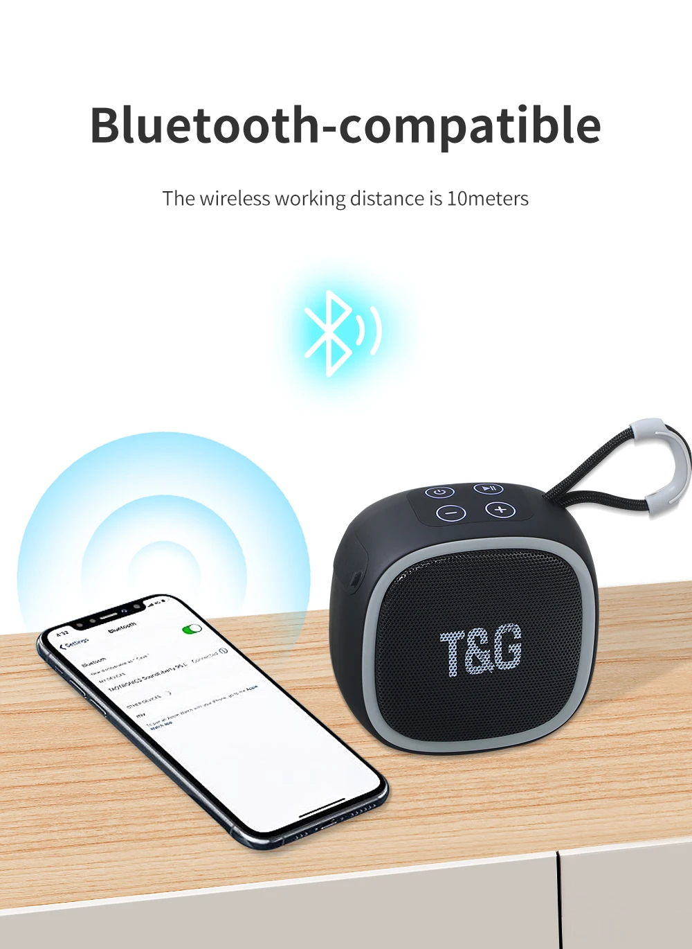 Bluetooth 5.3, Caixa De Som, Alto-falante HIFI,