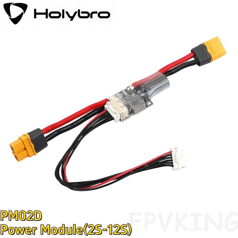 Module d'alimentation Holybro PM02D 2S-12S XT60 pour Pixhawk 5X 6X FPV RC Drone