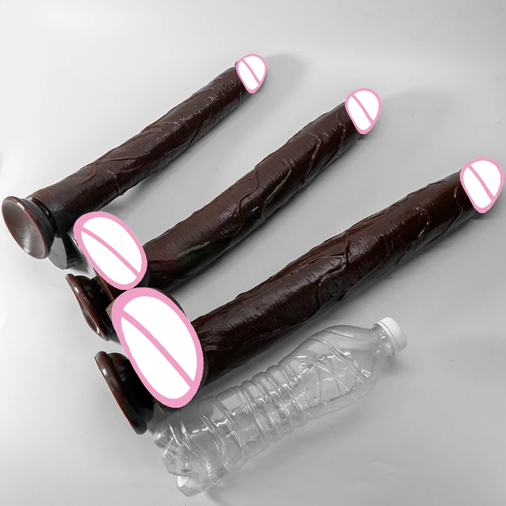 Anal Sex Toys Female Sex Toys Big 16.5 inch Thick Huge G Spot Dildo with Suction Cup for Women and Men
