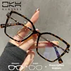 OKH Simple Design Fashionable Large Frame blue Light Blocking Glasses Myopia Reading Glasses For Women Customizable Prescription