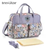 New Style Waterproof Diaper Bag Large Capacity Messenger Travel Bag Multifunctional Maternity Mother Baby Stroller Bags 1