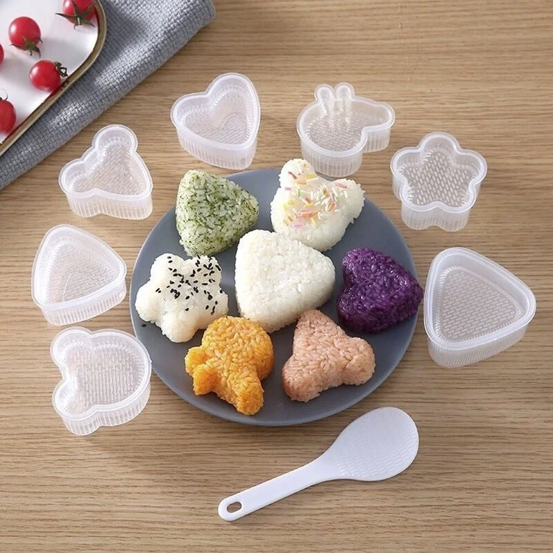 Sushi Maker Rice Mold Triangle Rice Ball Animal Shape Mold For Kids Gift sushi mold sushi maker rice ball mold sushi tools
