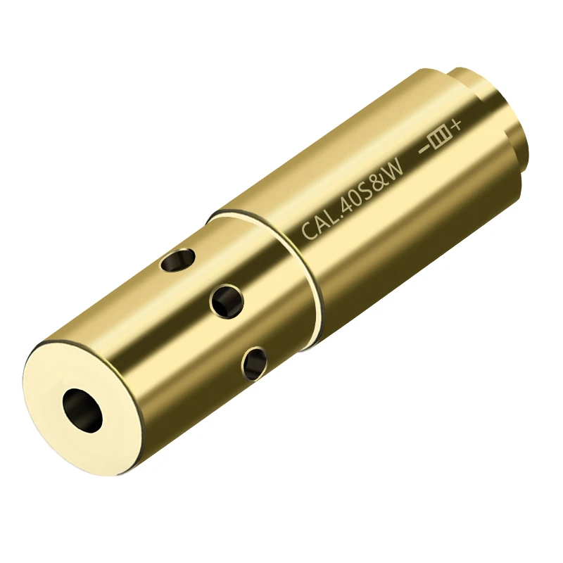 

Cal.40S&W Tactical Red Dot Laser Sight Brass Bullet Scope High Precision for Pistol Muzzle Aiming Calibration