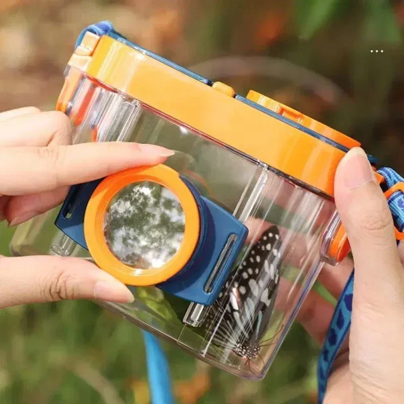Bug Viewer Outdoor Insect Box Magnifier Observer Kit Insect Catcher Cage Kids Science Nature Exploration Tools Educational Toy educational toys bug catcher toys