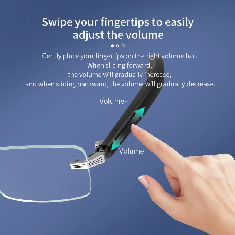 Occhiali Audio Bluetooth, Occhiali da Sole Intelligenti GS01 con Microfono e Altoparlanti Integrati, Assistente Vocale, Protezione UV, Occhiali Musicali Wireless a Orecchio