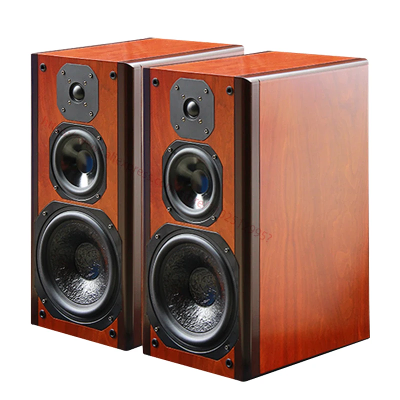 8 Inch 8 Ohm 200W 2.0 Stereo Three Wey Passive Speaker Bookshelf Home