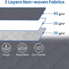 60L Quilt Clothes Organizer, 1-6PCS Clothes Storage Bags, Non-woven Zipper Organizer, Storage Containers for Quilt Clothes Duvet 3