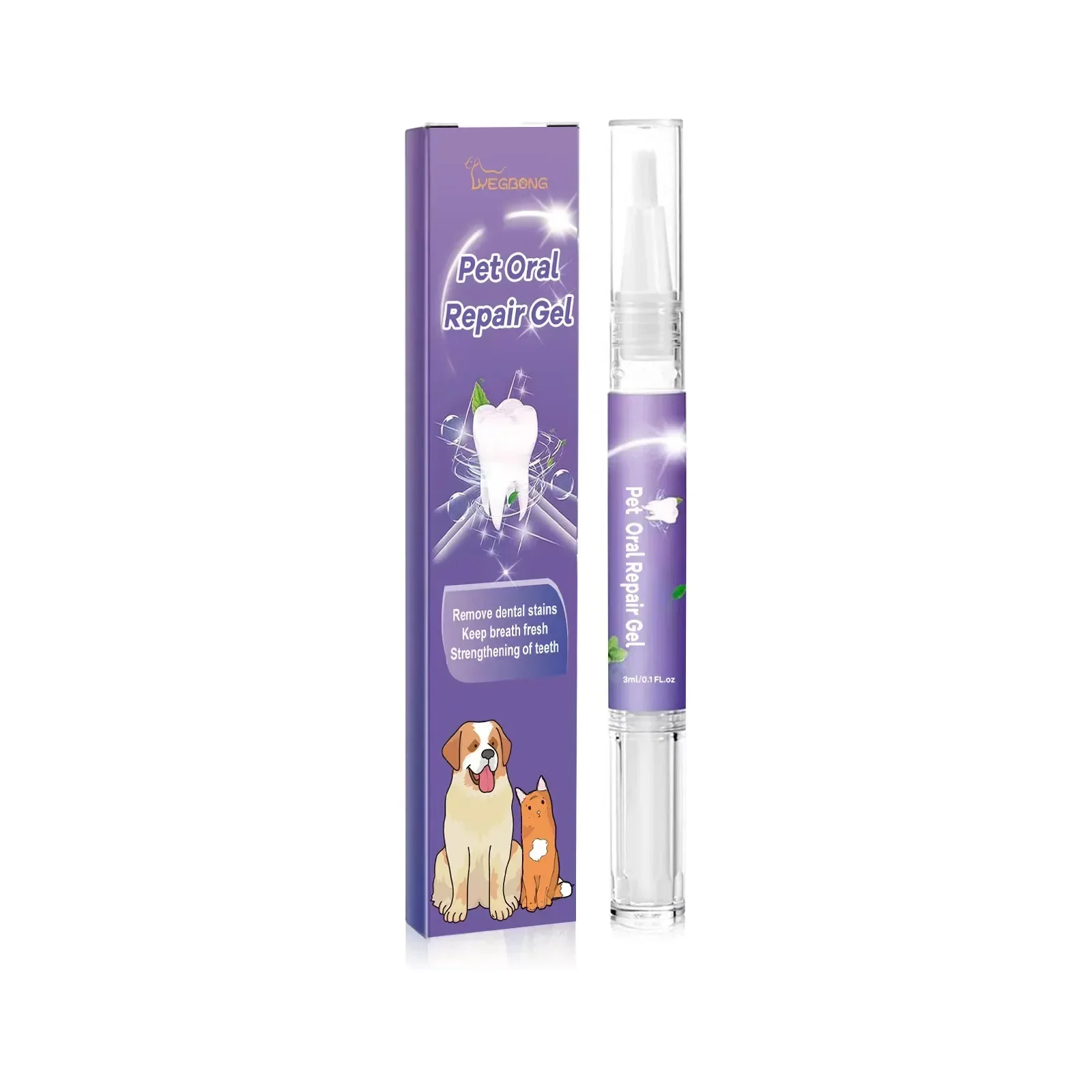 Pet Teeth Cleaning Pen Suitable for dogs and cats Remove bad breath Pet Oral Care