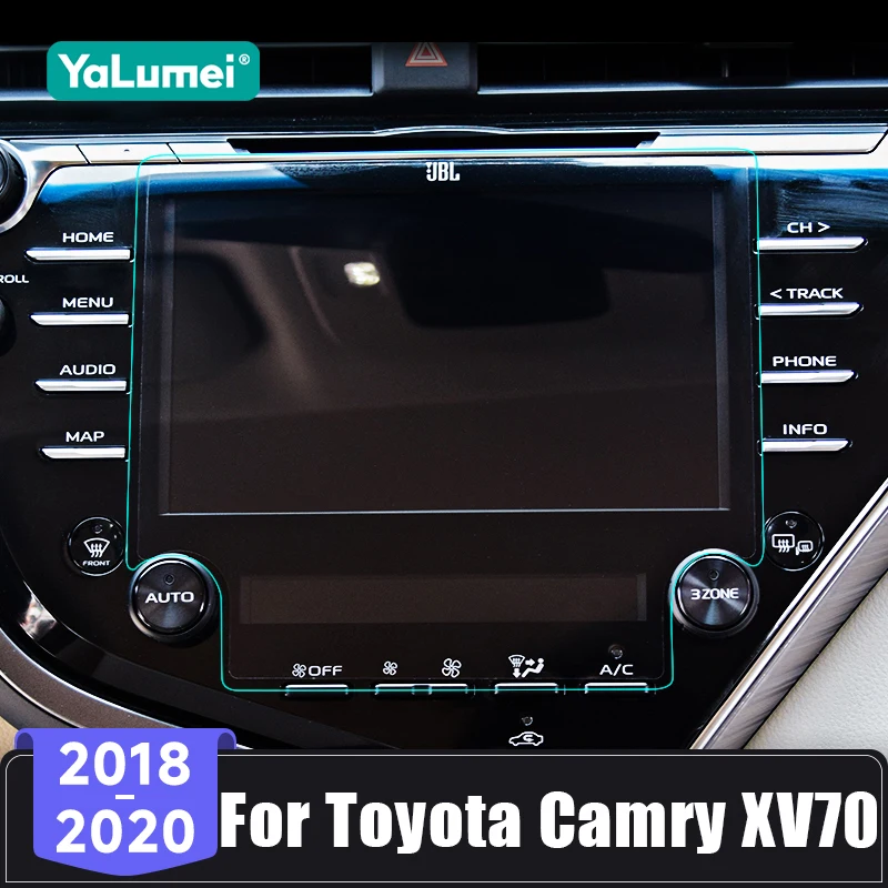 Für Toyota Camry XV Auto Screen Protector Weichen Film Instrument Navigation Panel Schutz Trim Aufkleber