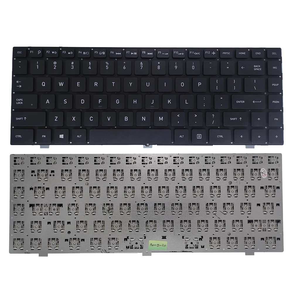 Teclado para Notebook Toshiba Dynabook Satellite Pro L40g us Inglês Pro L40-g Dk300s 343000093 Jf159 Eua Novo